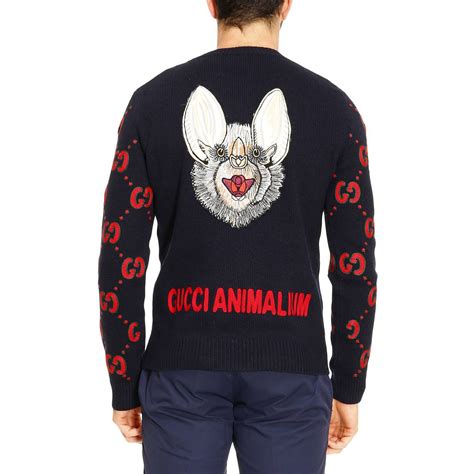 maglia con leone gucci